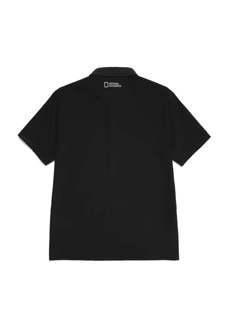 Men's SOLID Airdot Stretch Polo Shirt