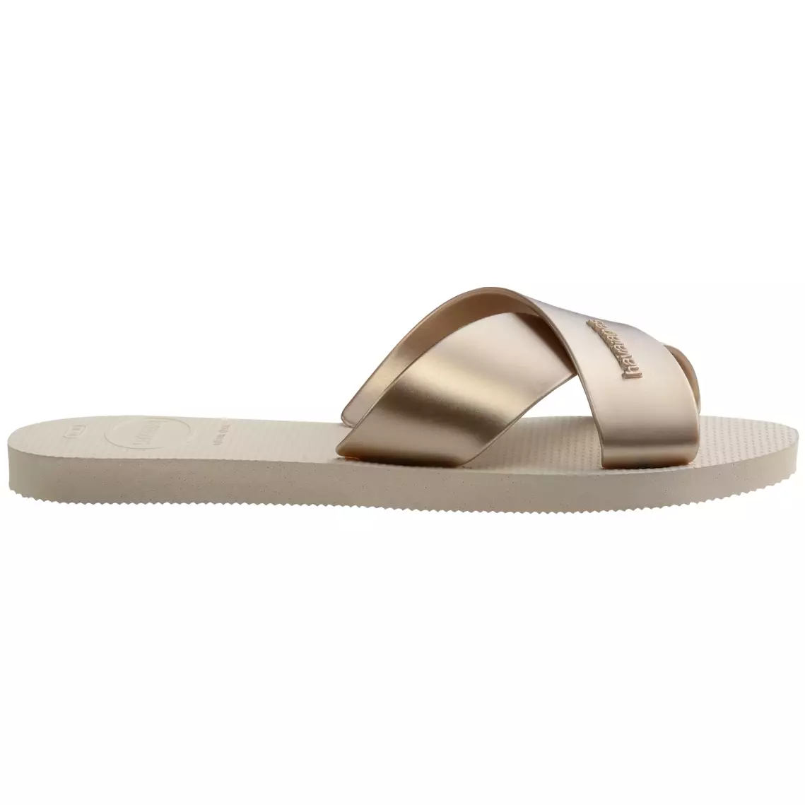Havaianas 0121 Aqua Metallic Beige - Sandal Wanita
