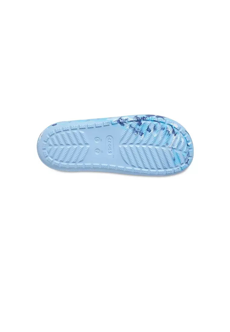 Classic Marbled Sandal V2 in Blue Calcite Multi