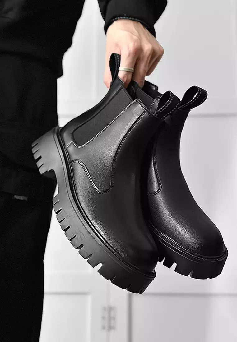 Gbx panther leather chelsea boot store