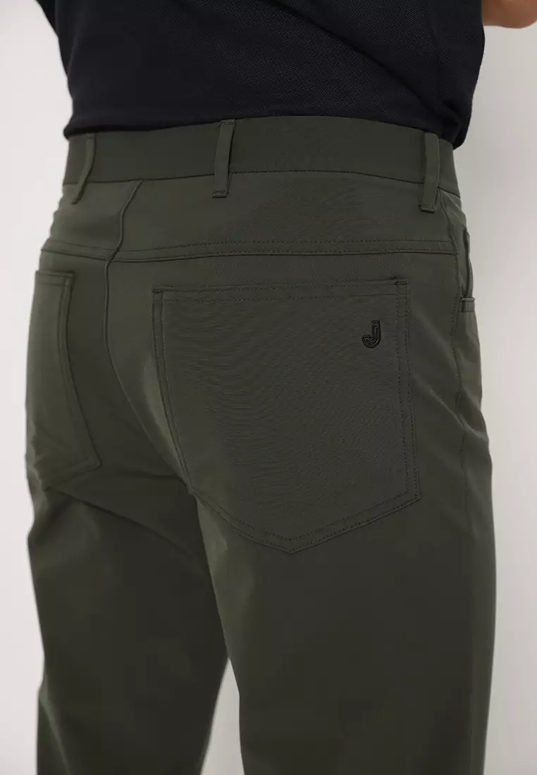 Jobb Active Travis Celana Panjang Modern Slim Fit Hijau 2023