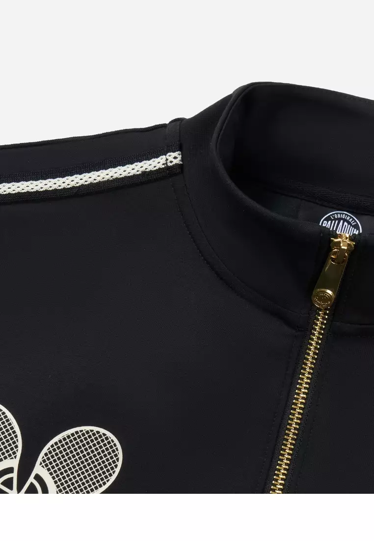 女裝 LOGO 側面條紋復古外套