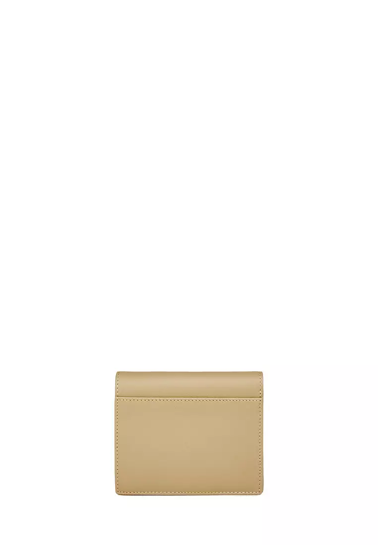 Ville Bifold Small Wallet With Coin Compartment In Curry
