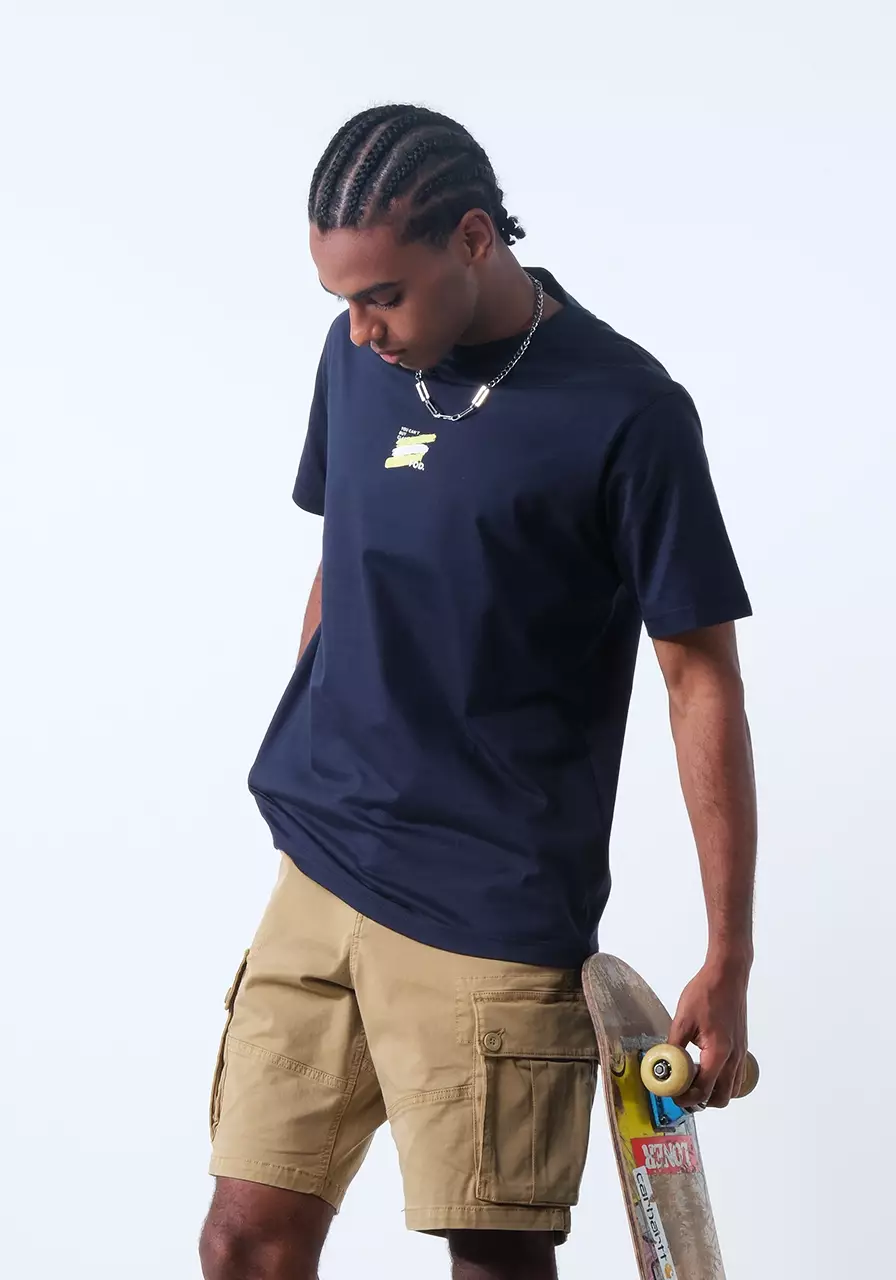 Kaos Regular  Pria John Doe Navy