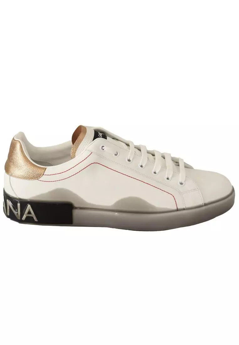 Gold low top deals sneakers