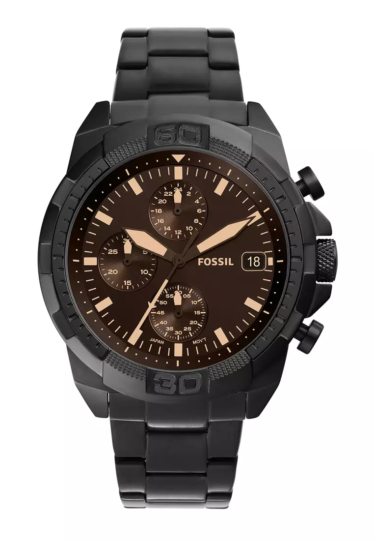 Buy Fossil Fossil Bronson Black Watch FS5851 2024 Online ZALORA