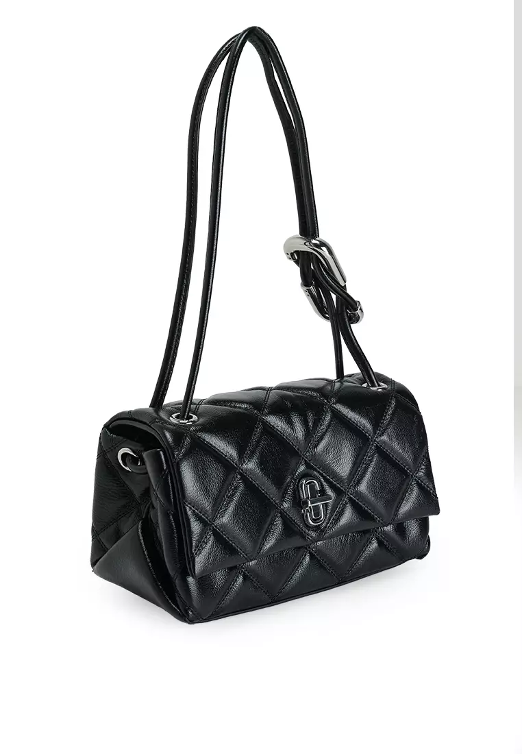 The Quilted Mini Dual Shoulder Bag