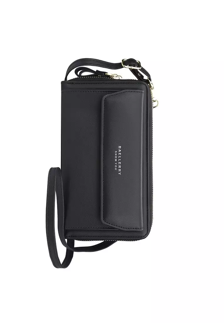 Tas Selempang Wanita Dompet  Sling Bag PU Leather Premium BAEOS ORIGINAL