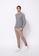 United Colors of Benetton grey V-neck Knitted Sweater A8708AA26E48F8GS_4