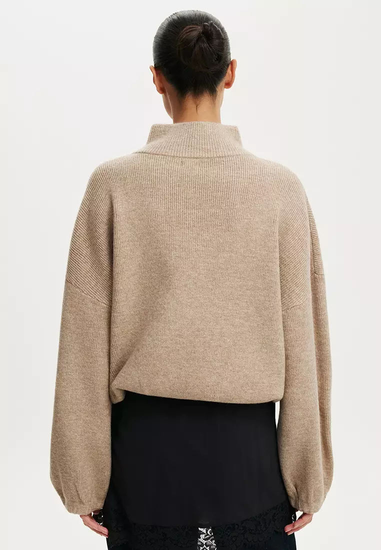 Luxe Tuck Hem Bomber Jacket