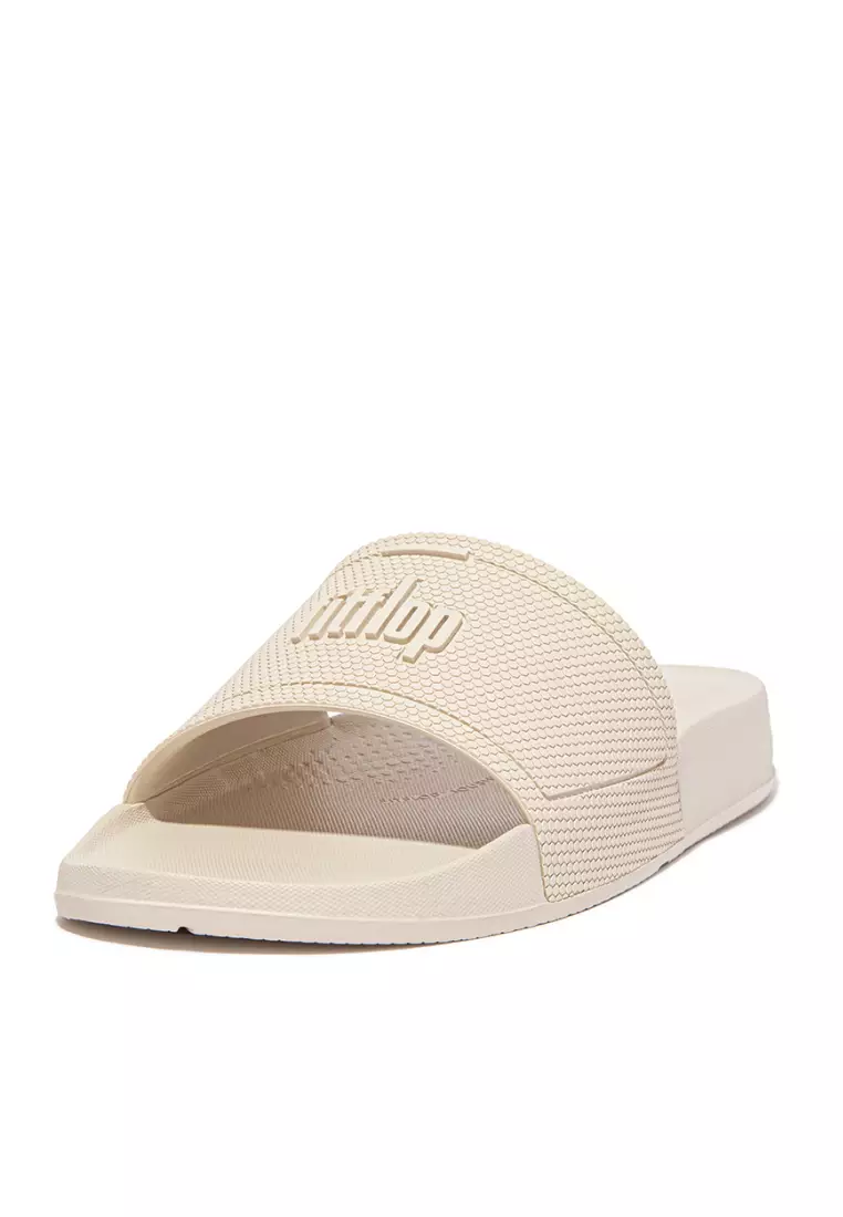Buy Fitflop FitFlop iQUSHION Women s Pool Sliders Cream Mist