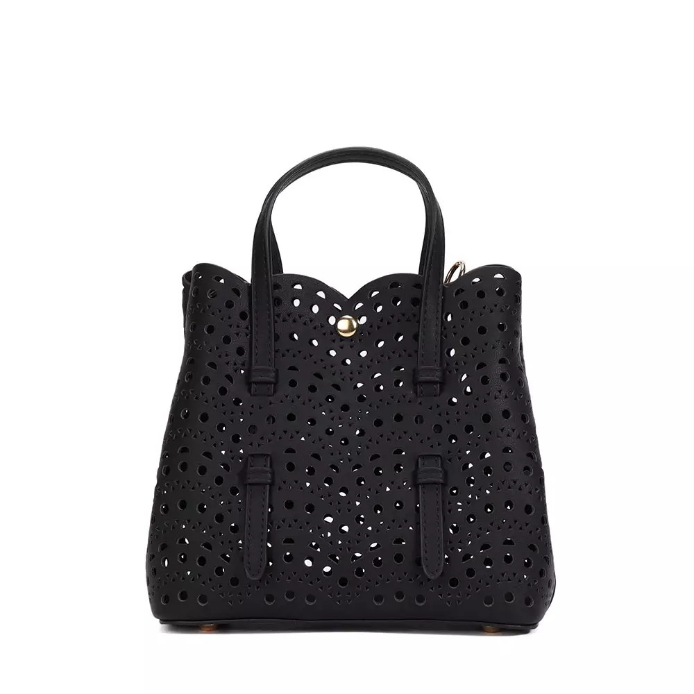 En-ji Sosan Handbag Wanita Warna Black