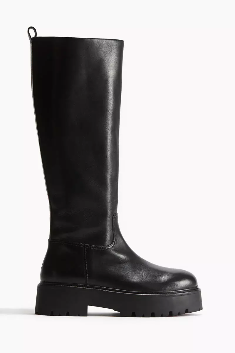 Womens Boots Boot H&m Buy H&M Knee-high Leather Boots 2025