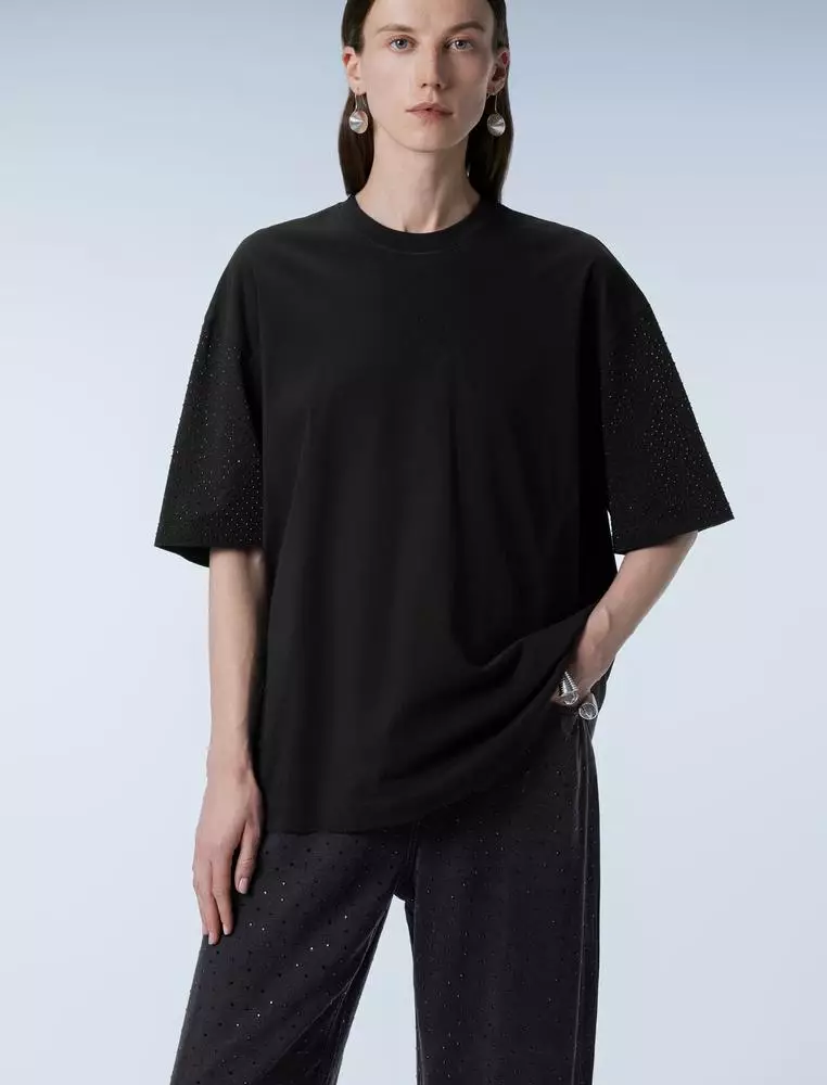 Jnby Cotton short-sleeved T-shirt