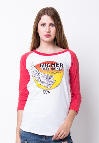 Endorse Tshirt H Rg Higher Red White END-PF127