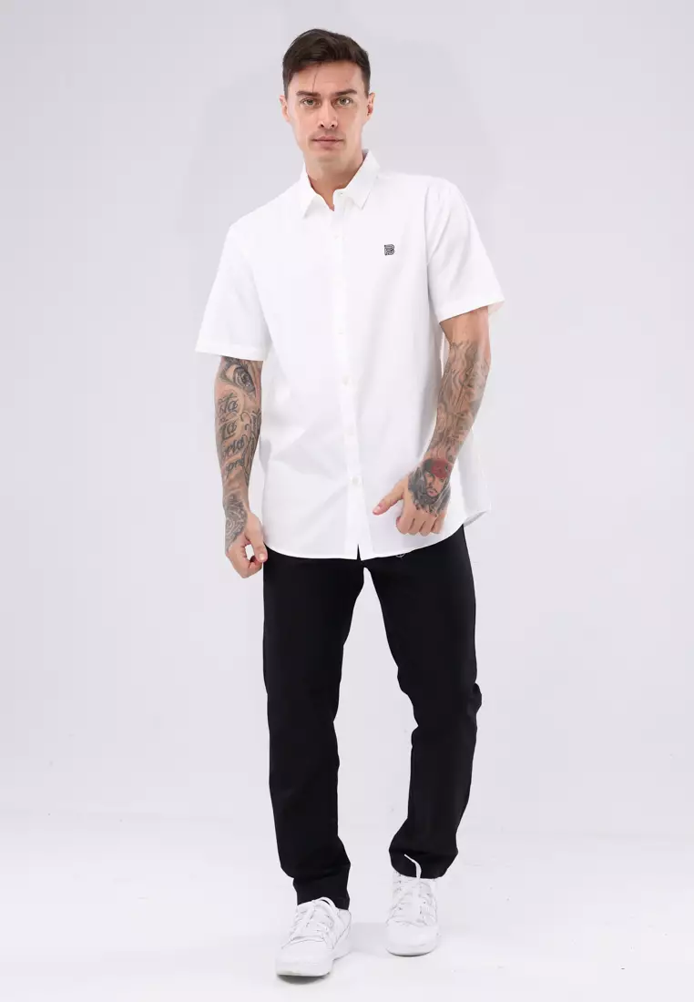 Woven Polo Short Sleeve