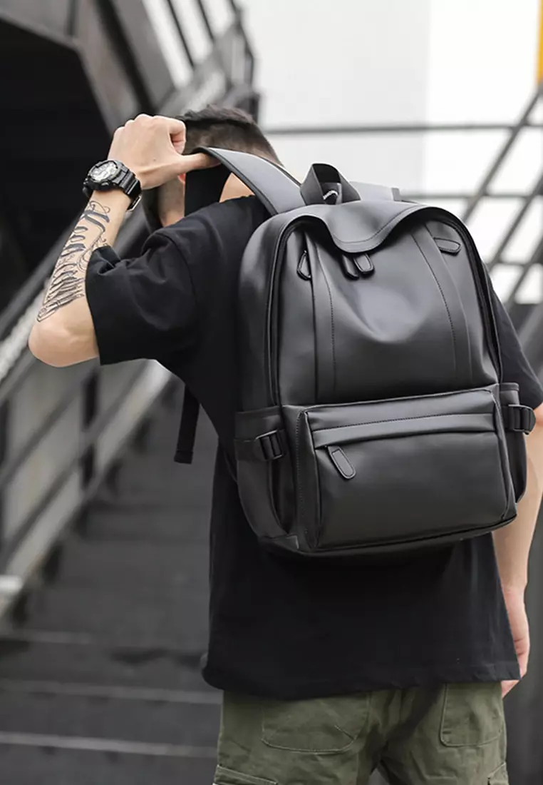 Leather Travel Backpack