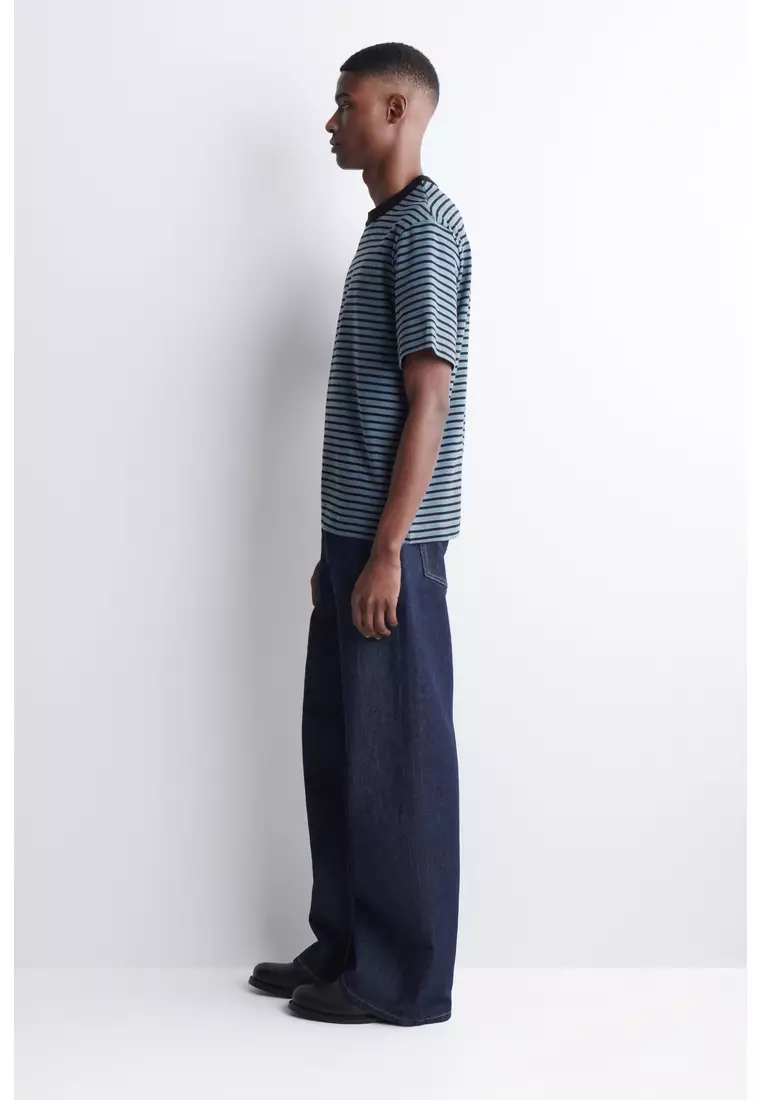 INTERLOCK COTTON CREW-NECK T-SHIRT