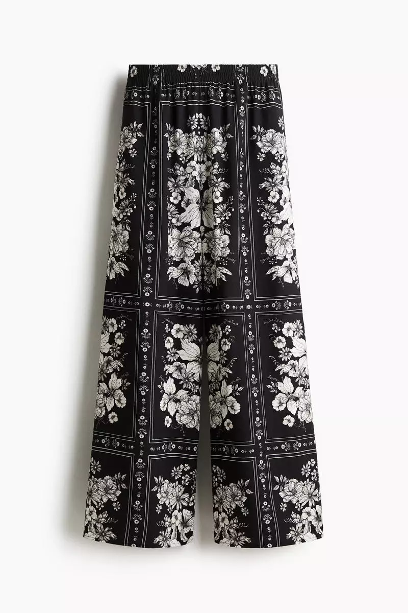 Wide pull-on trousers