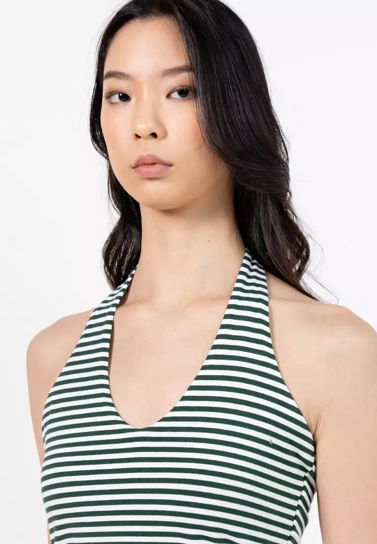 All Day V-Neck Halter Top