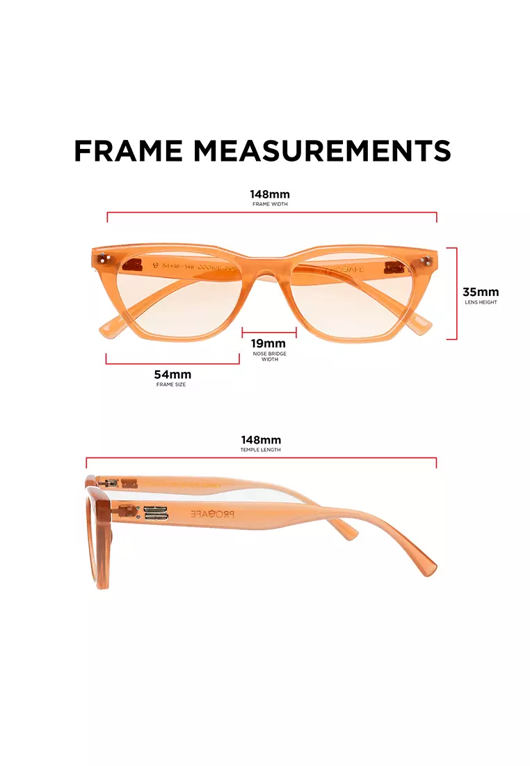 Cookie Unisex UV400 Sunglasses - Fashionable Everyday Wear - Dark Ink