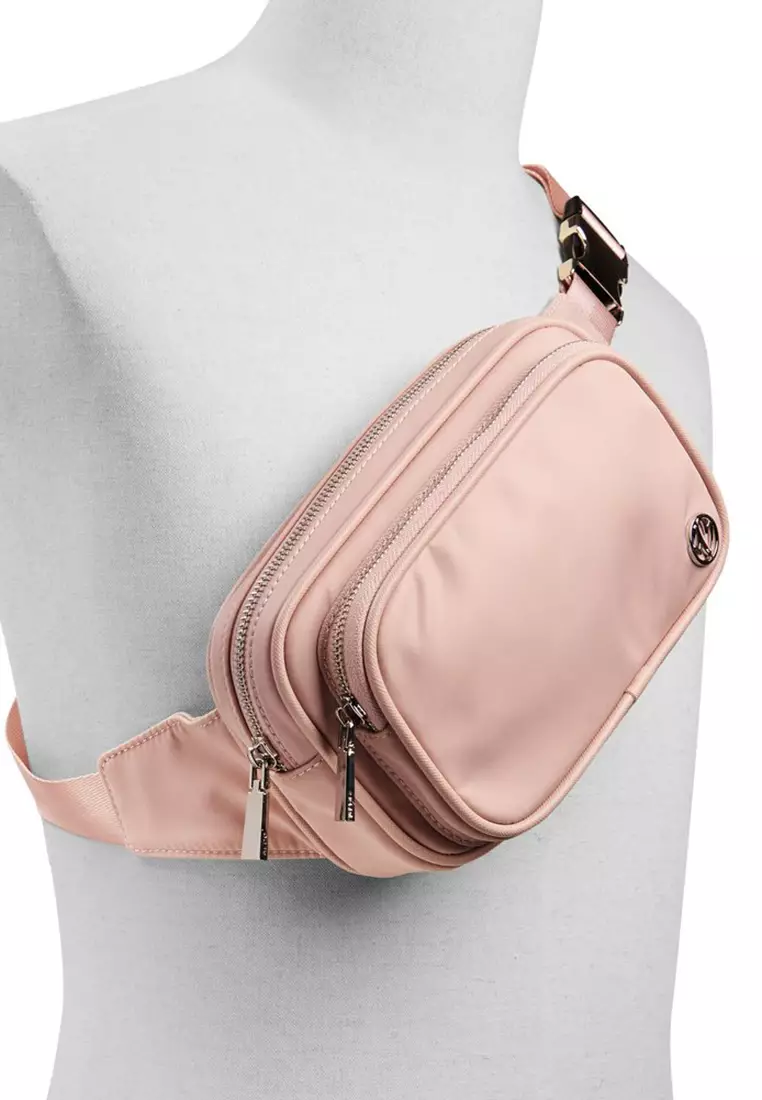 Aldo pink fanny pack hotsell