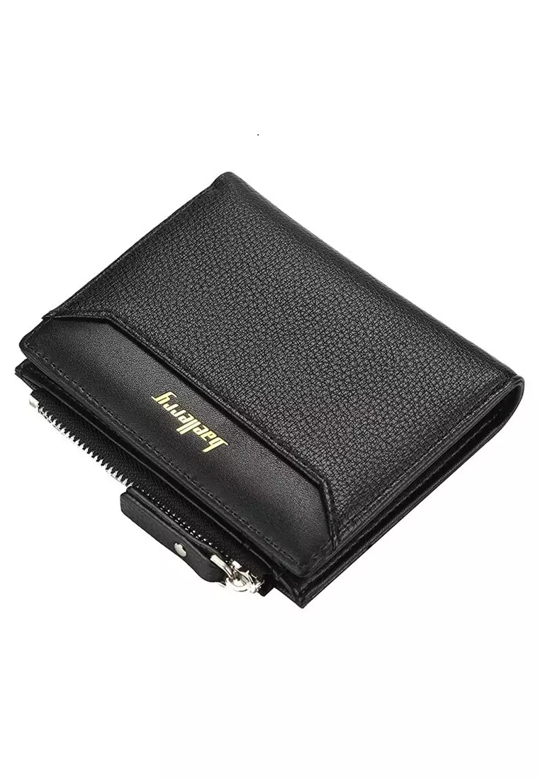 Dompet Kulit Pria Model Pendek Short Wallet Many Slot Material PU Leather ORIGINAL
