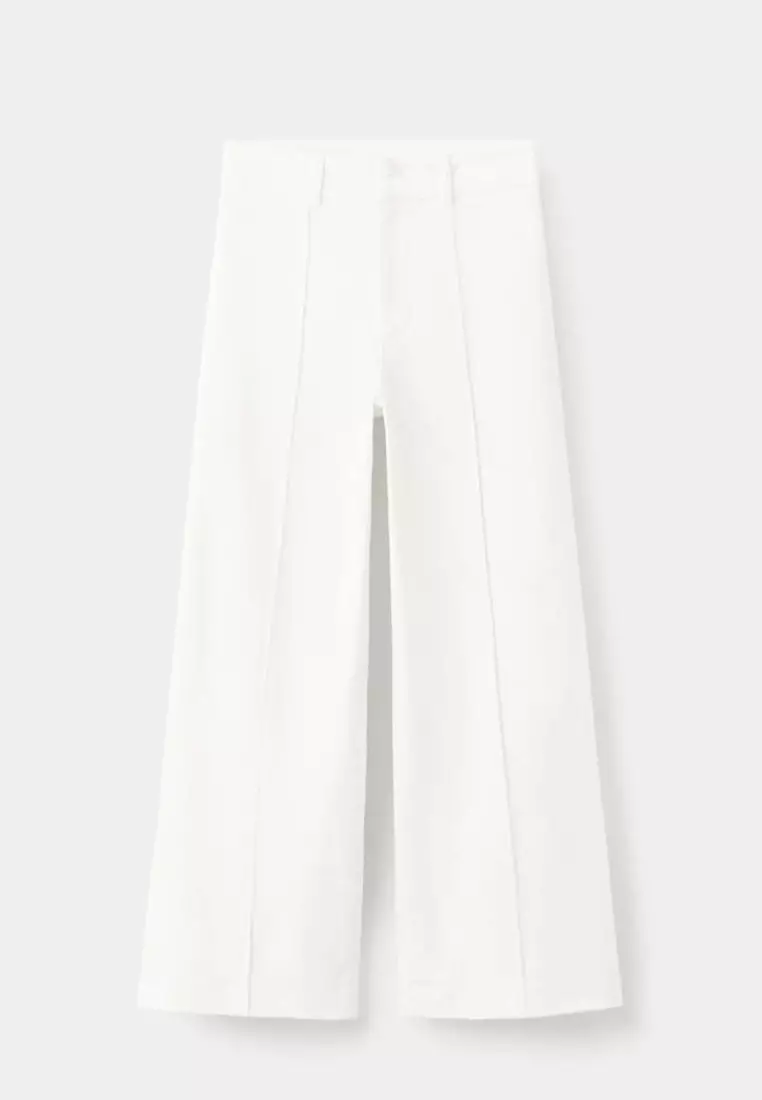 High-Waisted Wide Leg Jeans