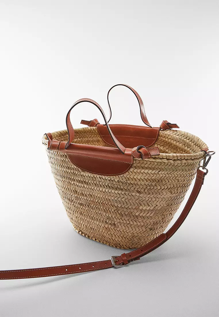 Mango clearance raffia bag