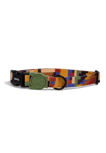 Zee.Dog multi Pixel Dog Collar Extra Small - Limited Edition Design E4CCBES54204C7GS_1