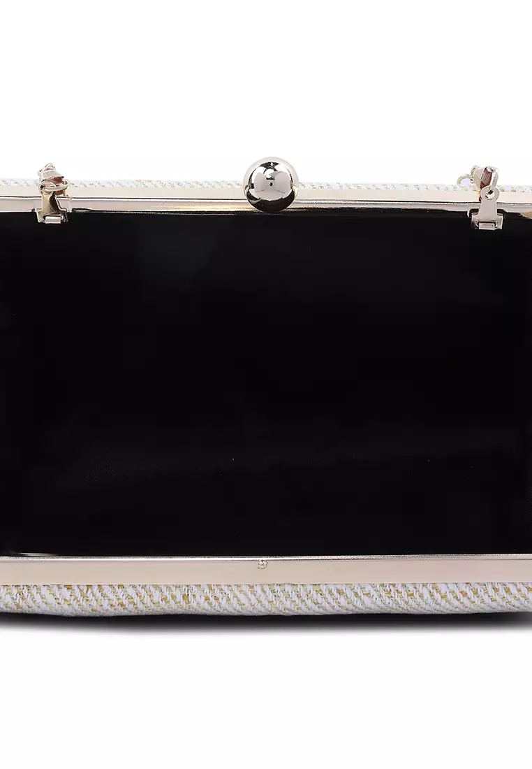 Buy London Rag Dark Grey Creative Weave Clutch Bag 2024 Online | ZALORA ...