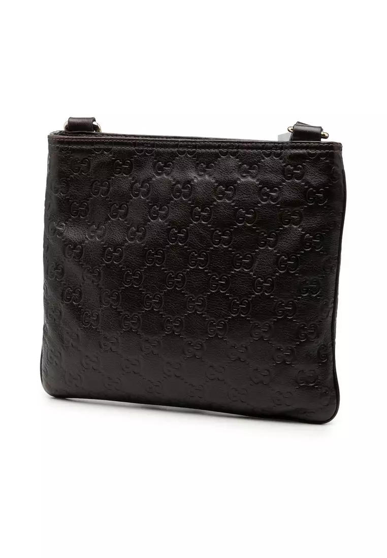 Pre-Loved Gucci Guccissima Crossbody