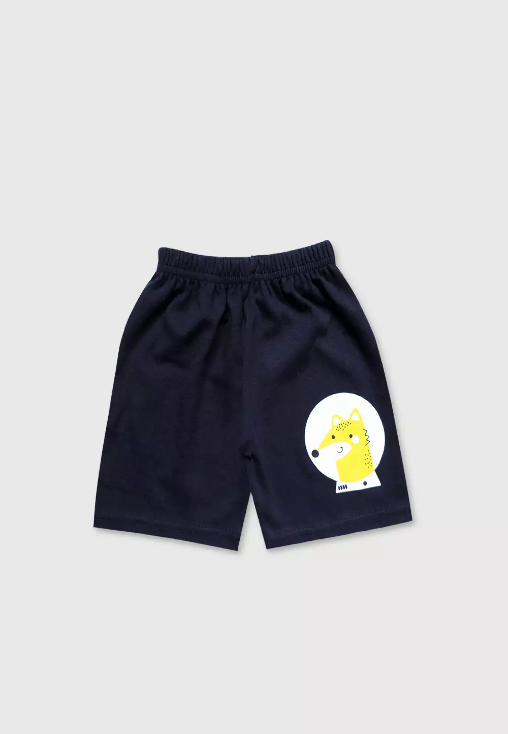 Wakakids Baju Bayi Anak Laki Laki Usia 6 Bulan Hingga 12 Bulan Setelan Celana Kaos Motif Space Fox 2883 Navy