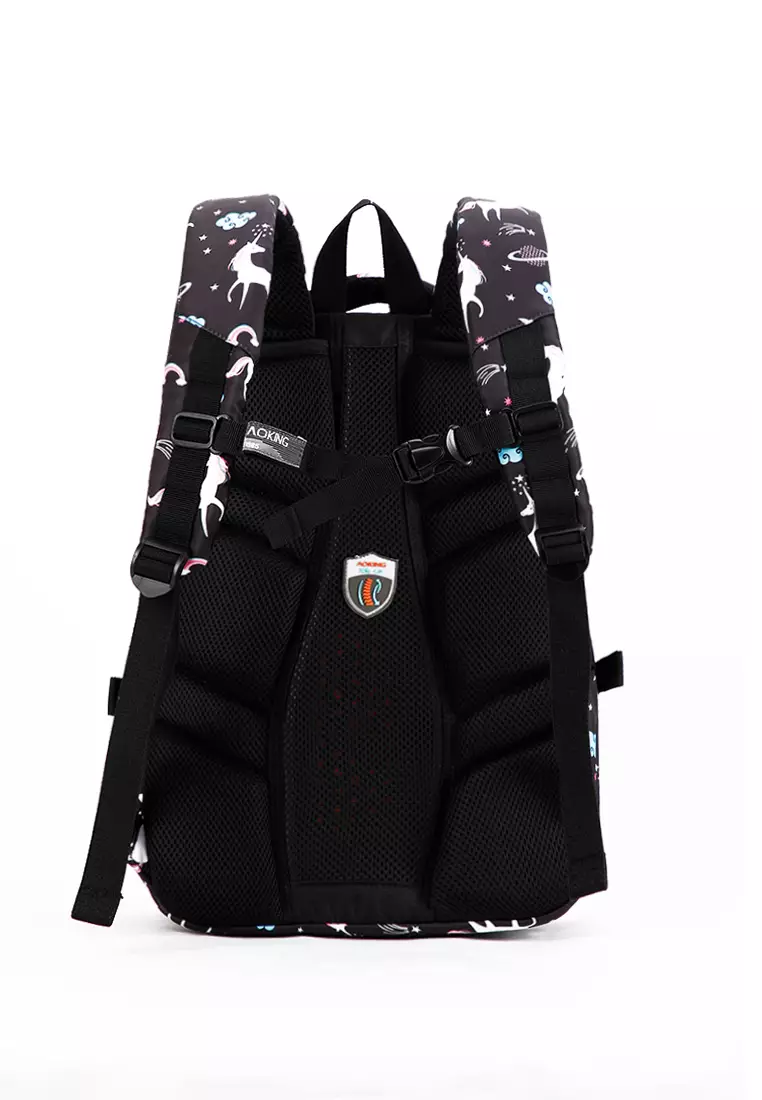 Upgraded Ergonomic Backpack School Bag Waterproof Lightweight Massage Shoulder Backpack(S Size)