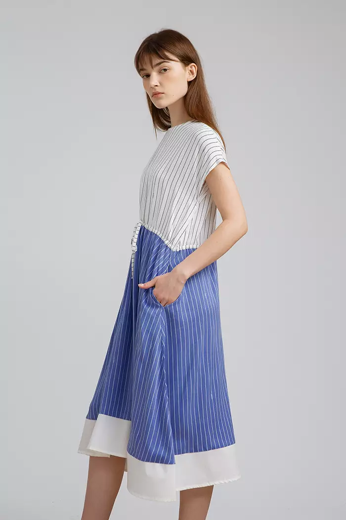 COTTONINK - Dress Wanita Blue Bayda #SummerCollection