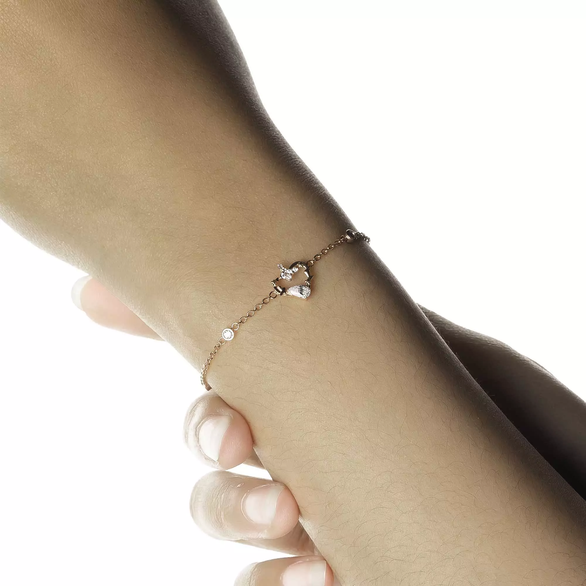 Gelang Serut Emas 7k - Heartfelt Gold Bracelet - Juene x Cassandra Lee Enchanted Collection - Juene Jewelry