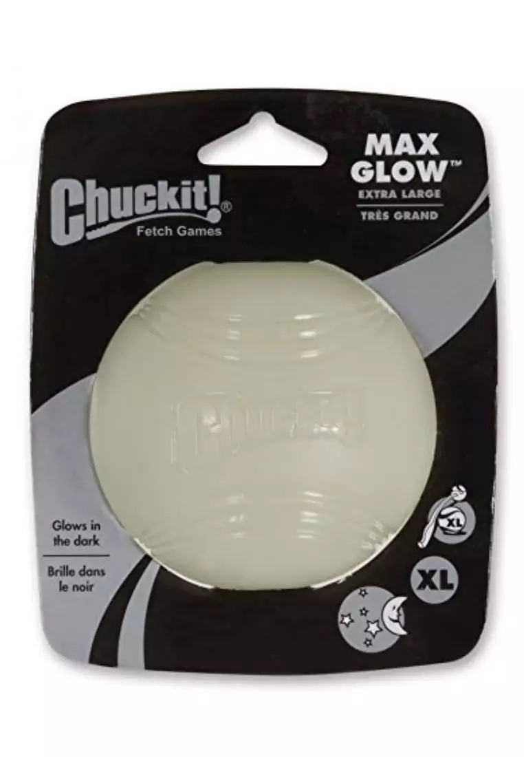 Buy Petmate Chuckit! Max Glow Ball Xl Glow In The Dark Dog Fetch Ball