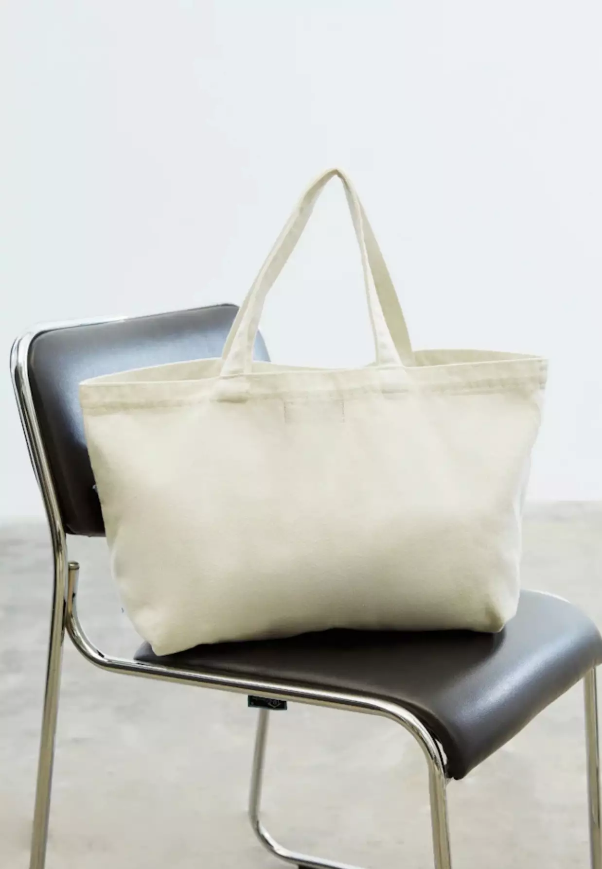 Gw Denim Tote Bag - White