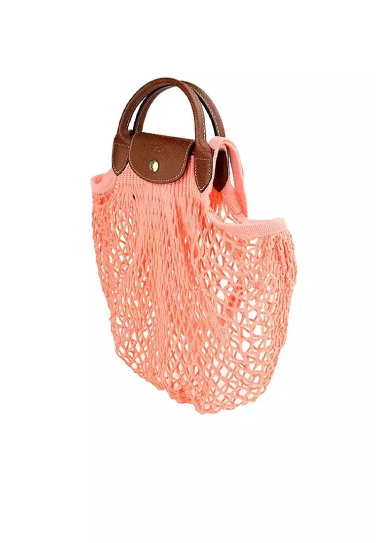 Le Pliage Filet L Mesh Bag Blush 10121HVH