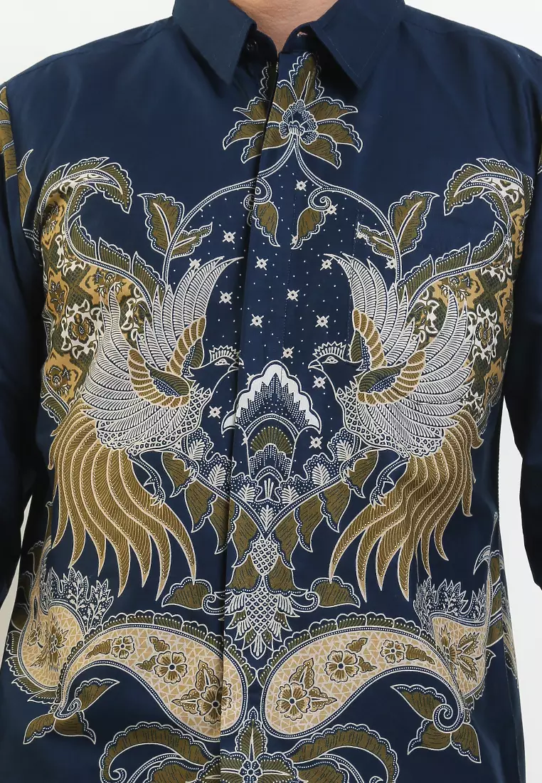 Justin Shirt Kemeja Batik Pria Panjang