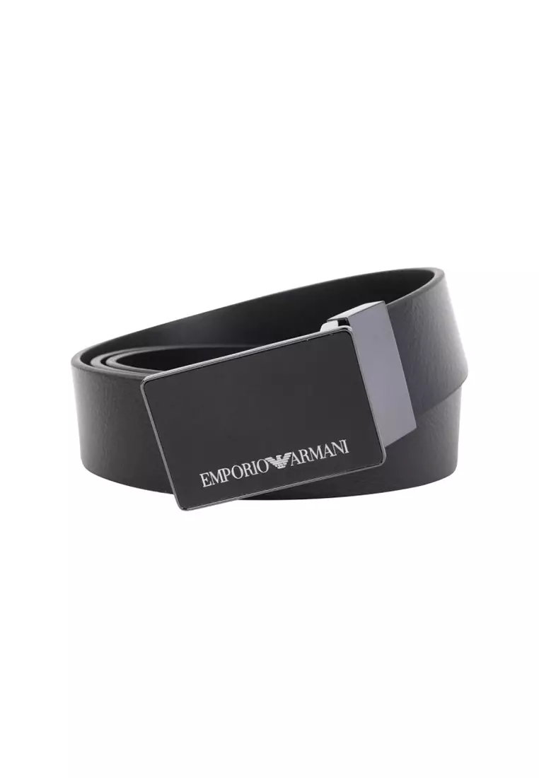 Jual Emporio Armani Men's Casual Belt In Black Y4S427 YTU7J