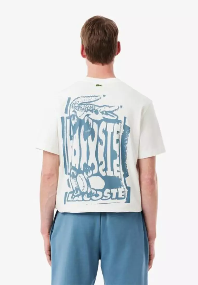 Buy Lacoste Cotton Jersey Graphic T-shirt 2026 Online | ZALORA