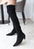 Twenty Eight Shoes black VANSA Sheep Suede Curved Heel Over Knees Boots VSW-B100B3 7B0EASHF8C1487GS_5