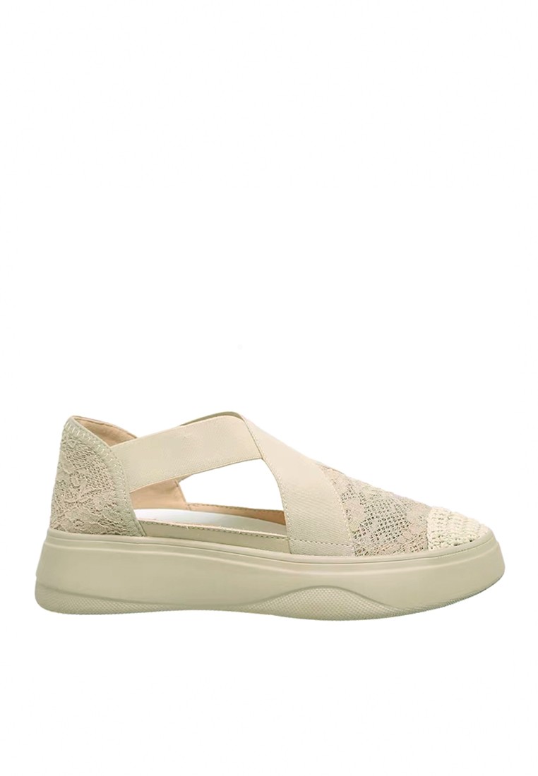 Elastic Band and Mesh Platform Shoes VC887