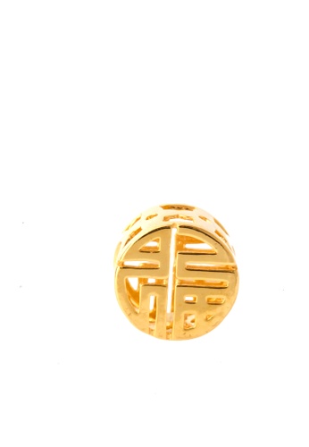 TOMEI [TOMEI Online Exclusive] Completely Wonderful Fu Charm (福满人间串饰), Yellow Gold 916 (TM-YG0724P-1C) (2.15G) 7C04EAC9E7F253GS_1