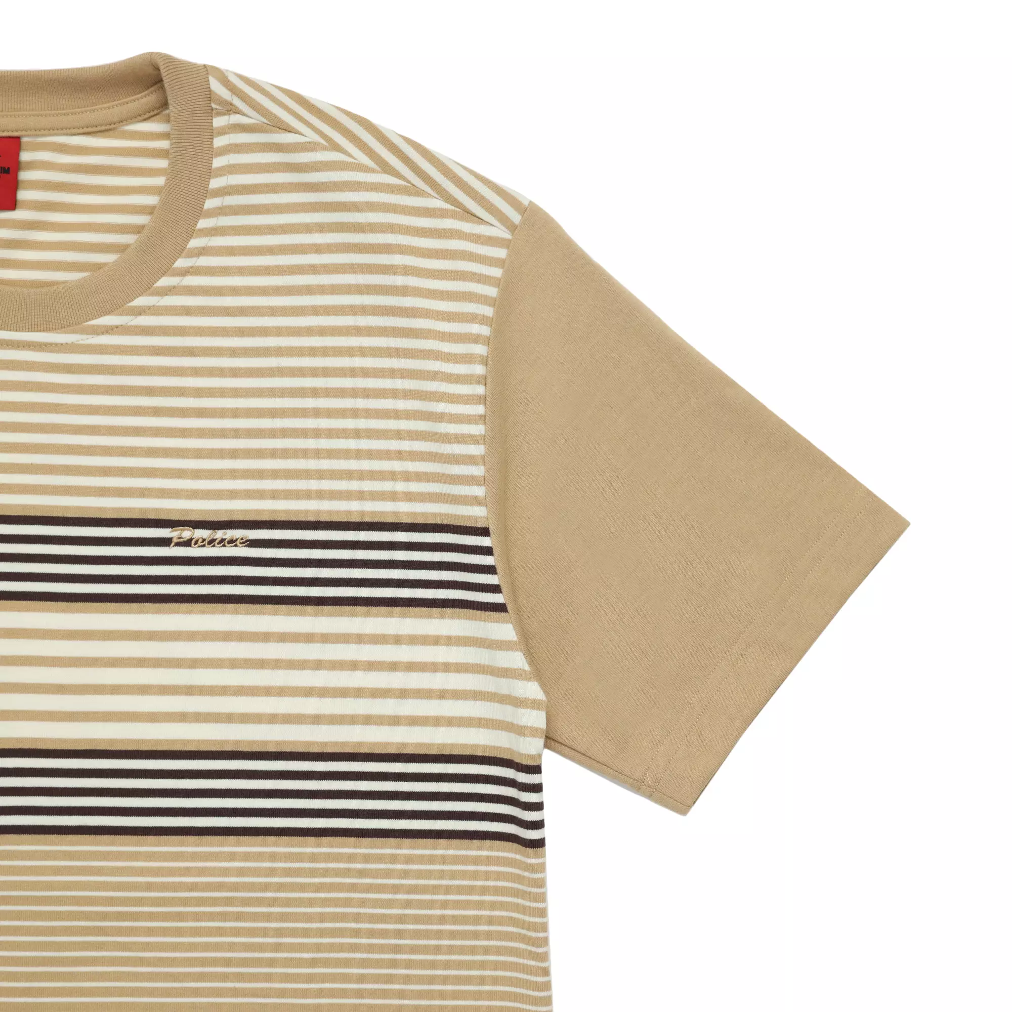 POLICE T-Shirt Salur Bordir Cotton Premium Pria