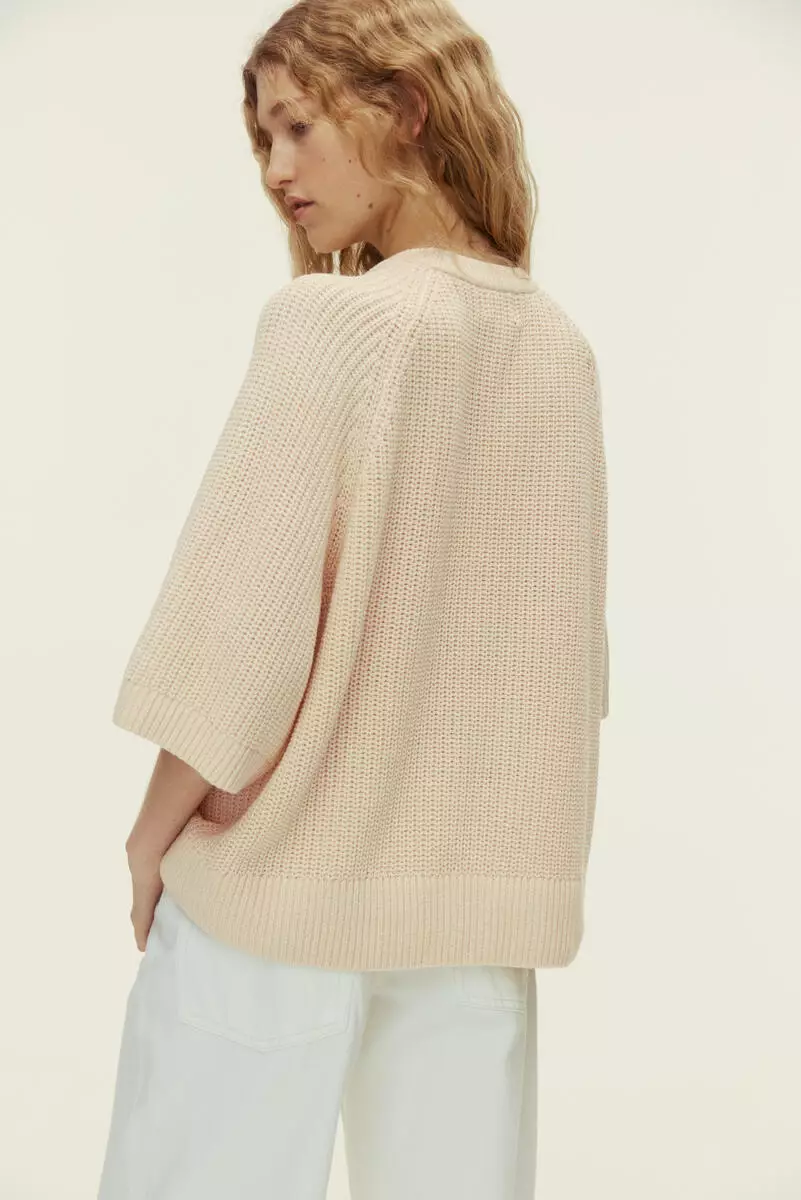 Rib-knit top