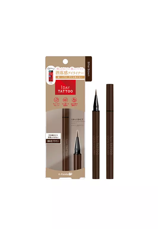 1Day Tattoo Liquid Eyeliner - 02 Bitter Brown