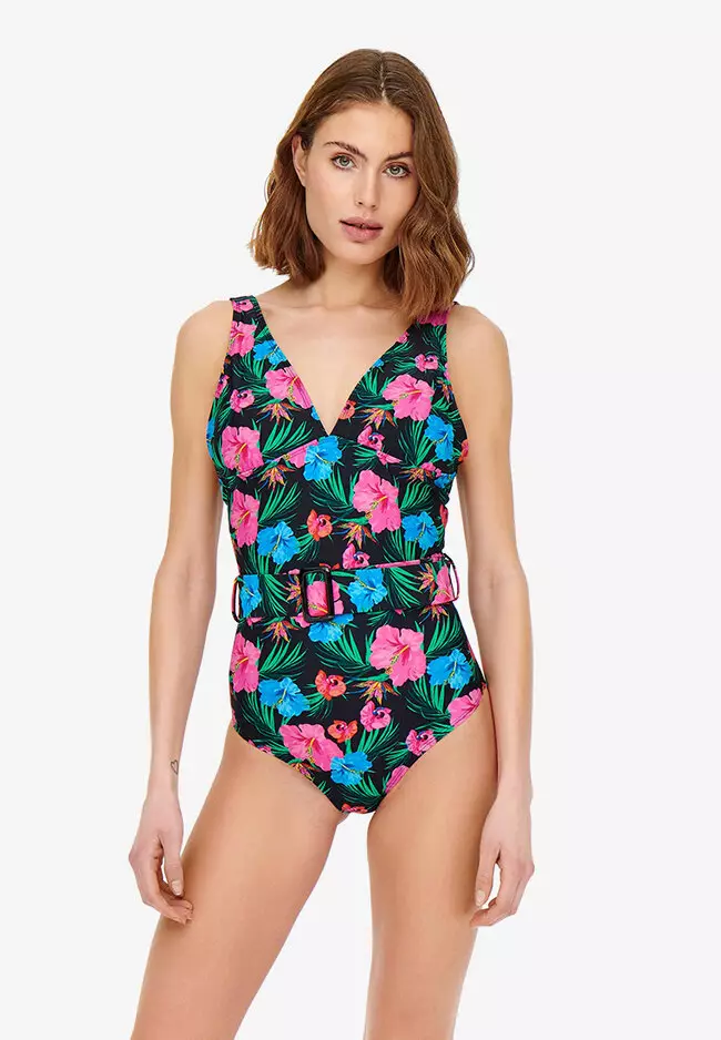 Maya Floral Plunge Swimsuit I Swimsuits Online