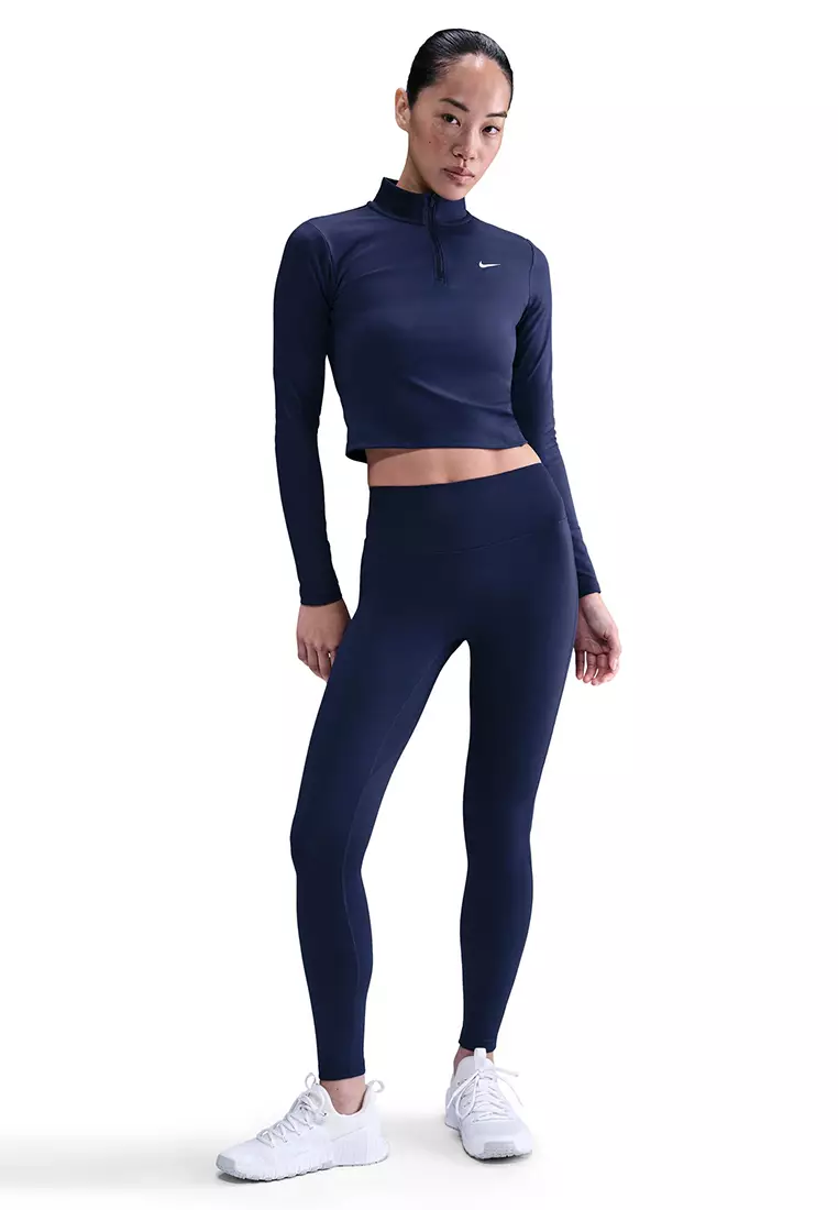 One Seamless Front High-Waisted Full-Length Leggings